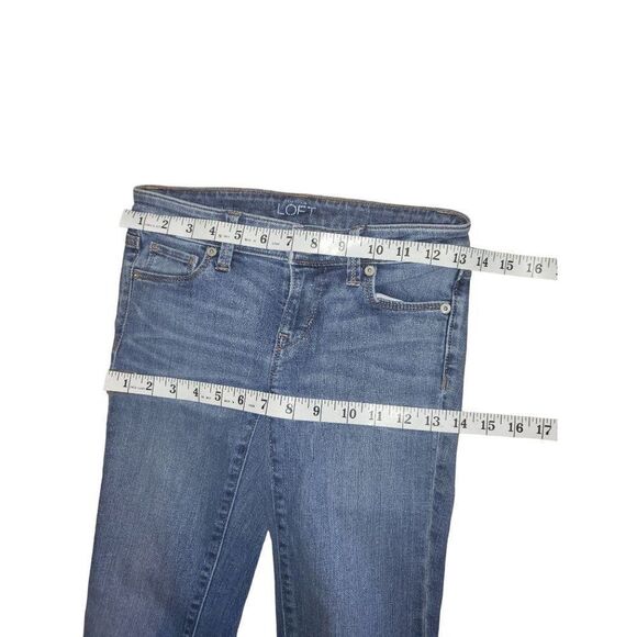Ann Taylor Loft Skinny Jeans Women Sz 24 / 00P Blue Denim Modern‎ Skinny Ankle - Picture 3 of 6